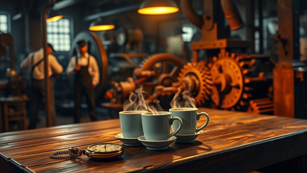 coffee fueled industrial progress