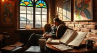 coffee fueling artistic inspiration