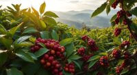 coffee plant global distribution