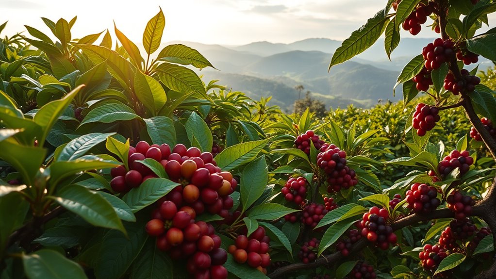 coffee plant global distribution