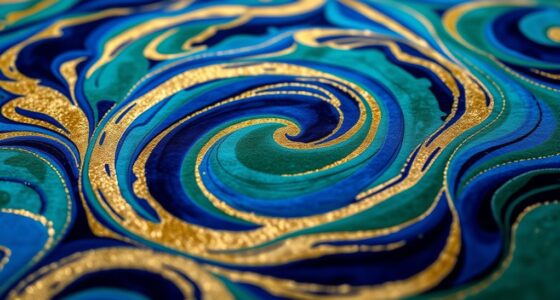 elegant abstract silk rugs