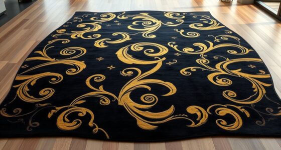 elegant yilong gold silk rugs