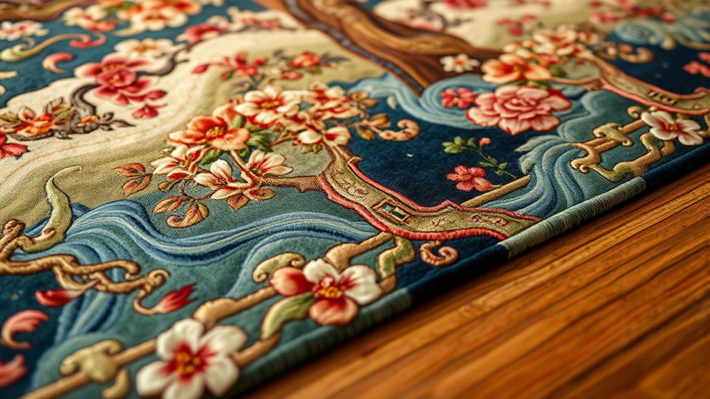 elegant yilong silk carpets