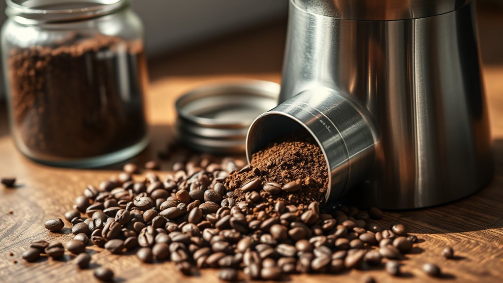 freshly ground coffee preserves flavor