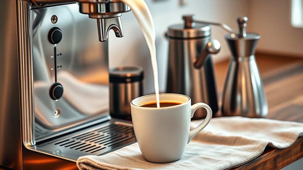 home latte making equipment