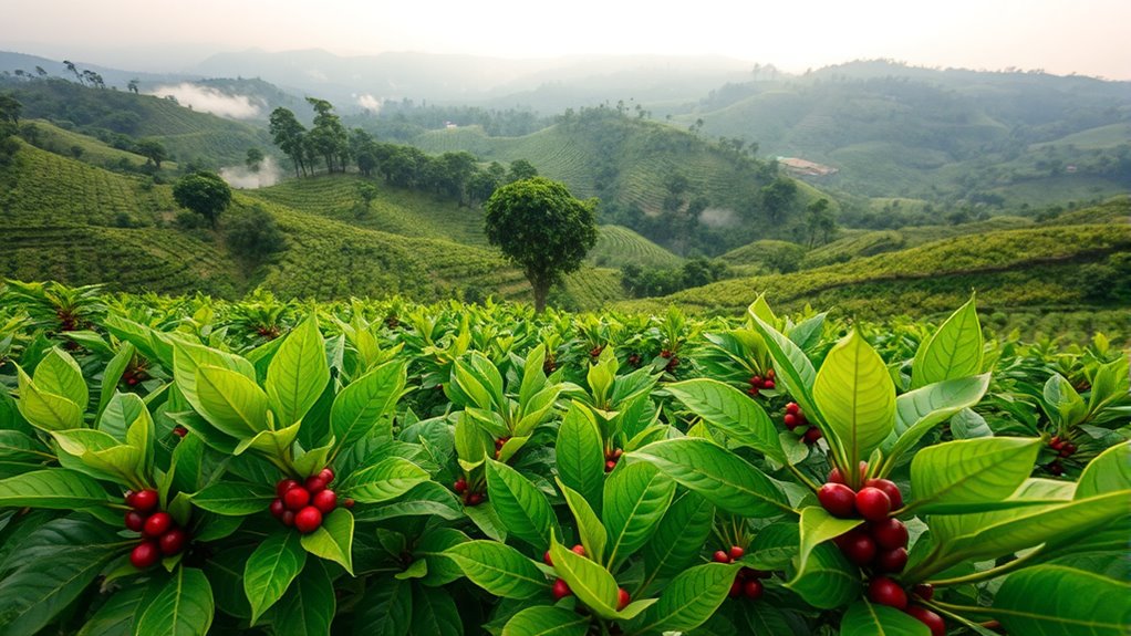 indian coffee cultivation regions
