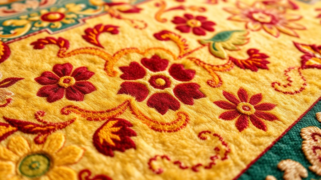 luxury durable silk wool rugs