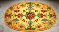 luxury oval silk carpets