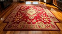 luxury shiny silk carpets