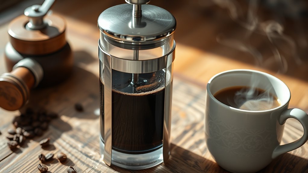 master french press brewing