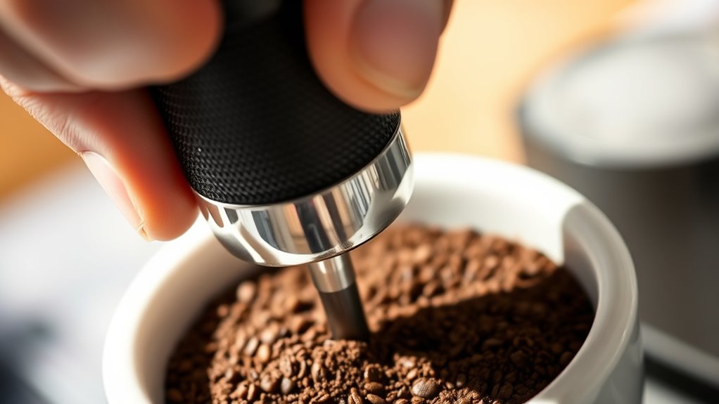 proper espresso tamping technique