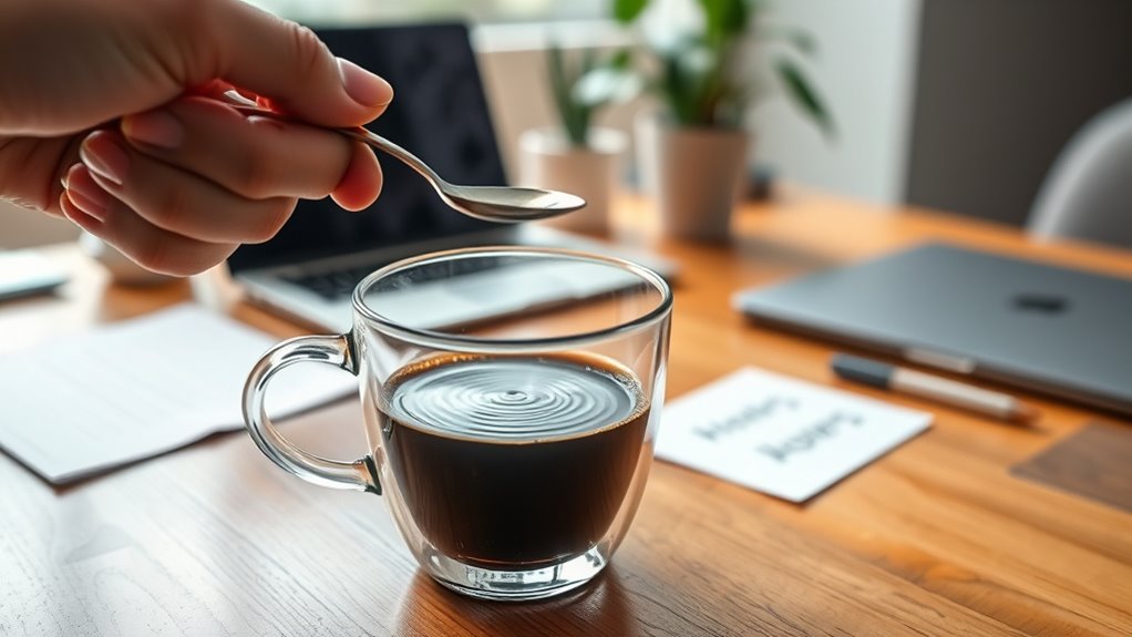 small caffeine alertness maintained