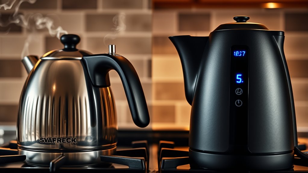 stovetop versus electric kettles