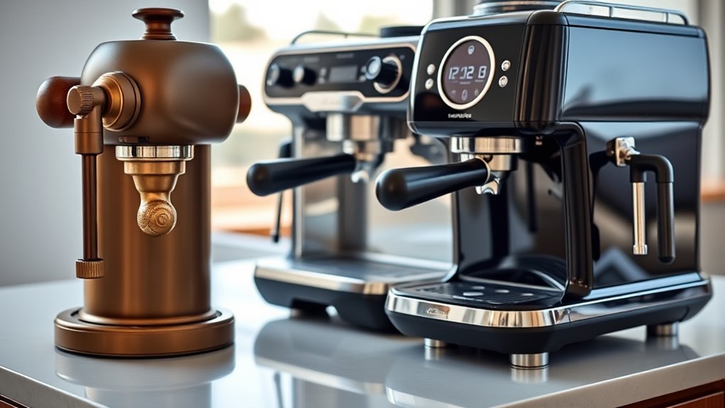 types of espresso machines