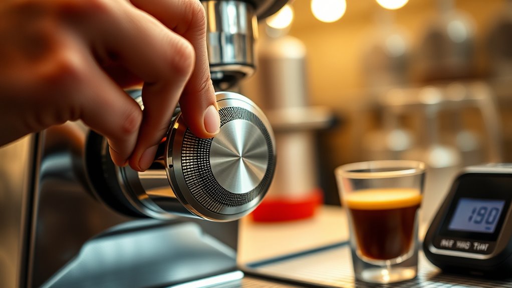 adjust grind size for extraction