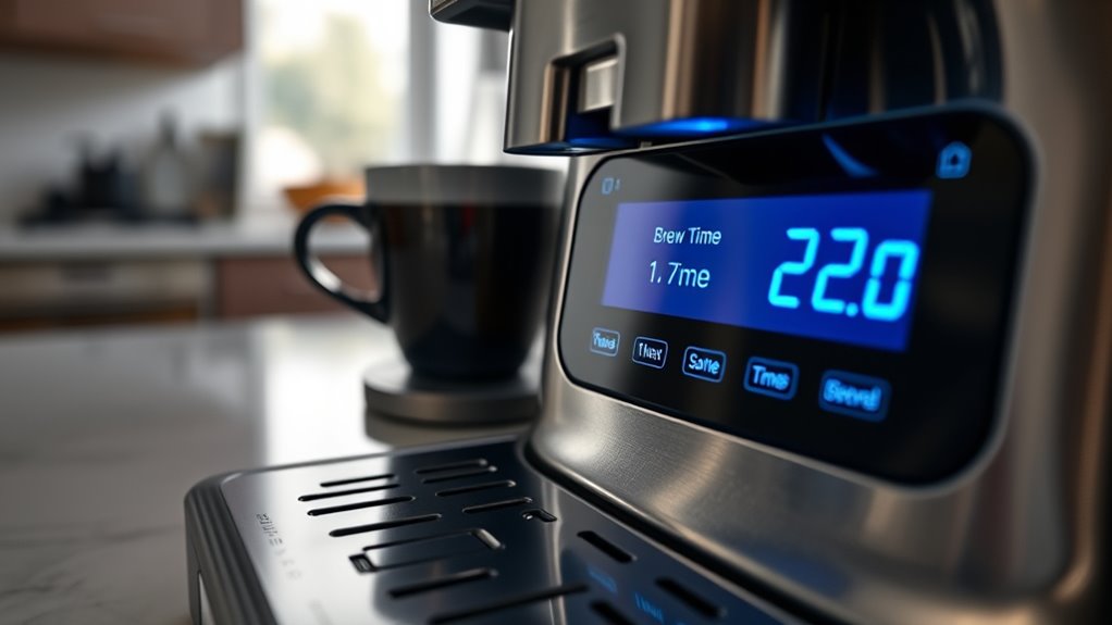 adjustable brew cycle controls