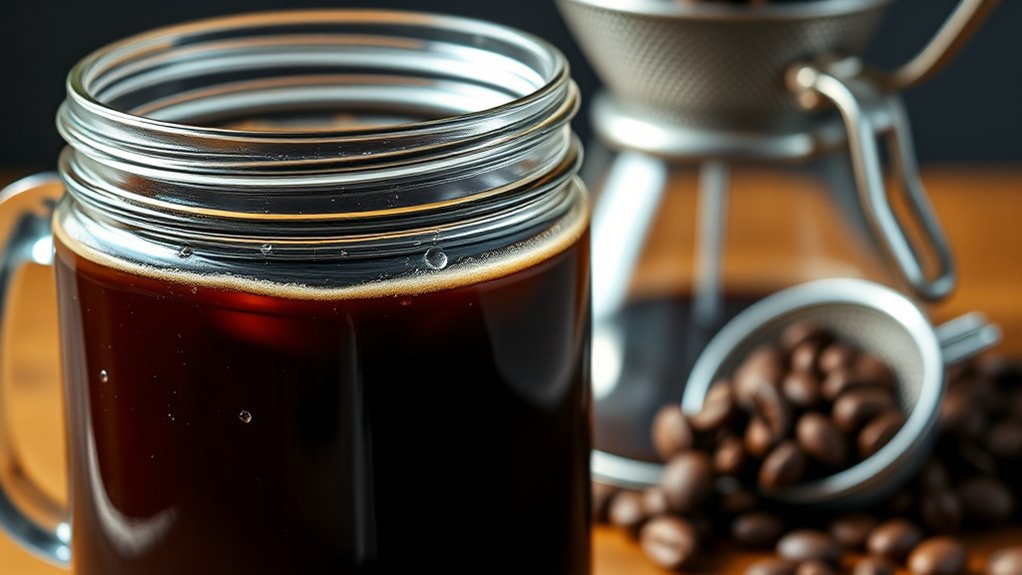 avoid over steeping coffee