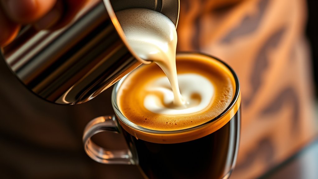 consistent velvety milk froth