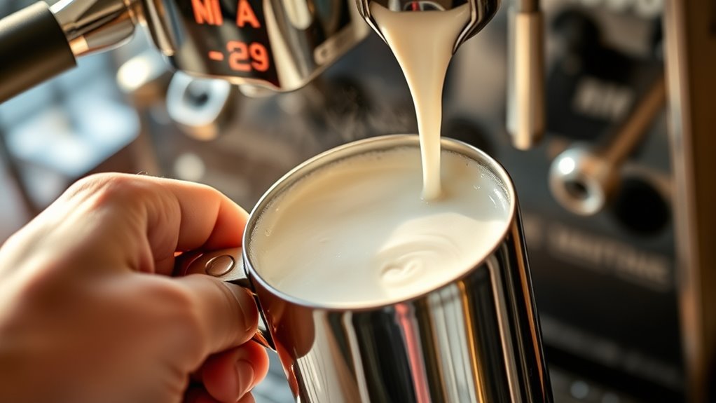 frothed milk enhances flavor