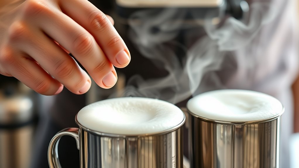 milk type affects froth