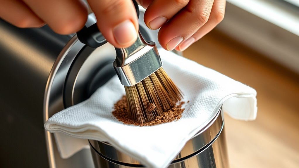 regular cleaning prolongs grinder life