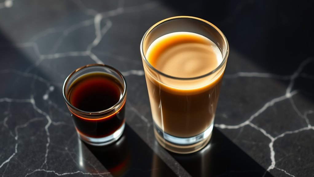 rich bold concentrated coffee