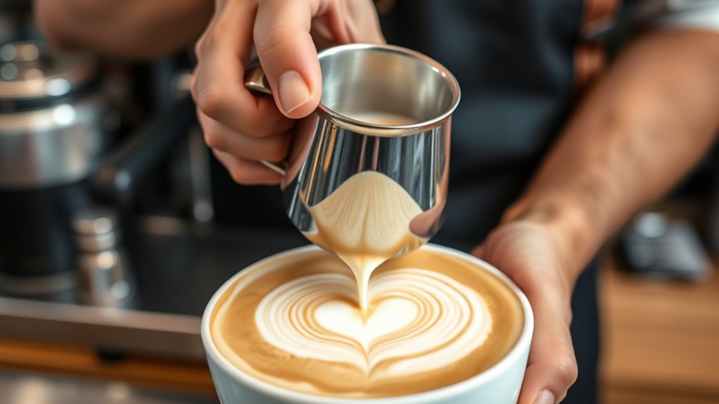 steamed milk texture control