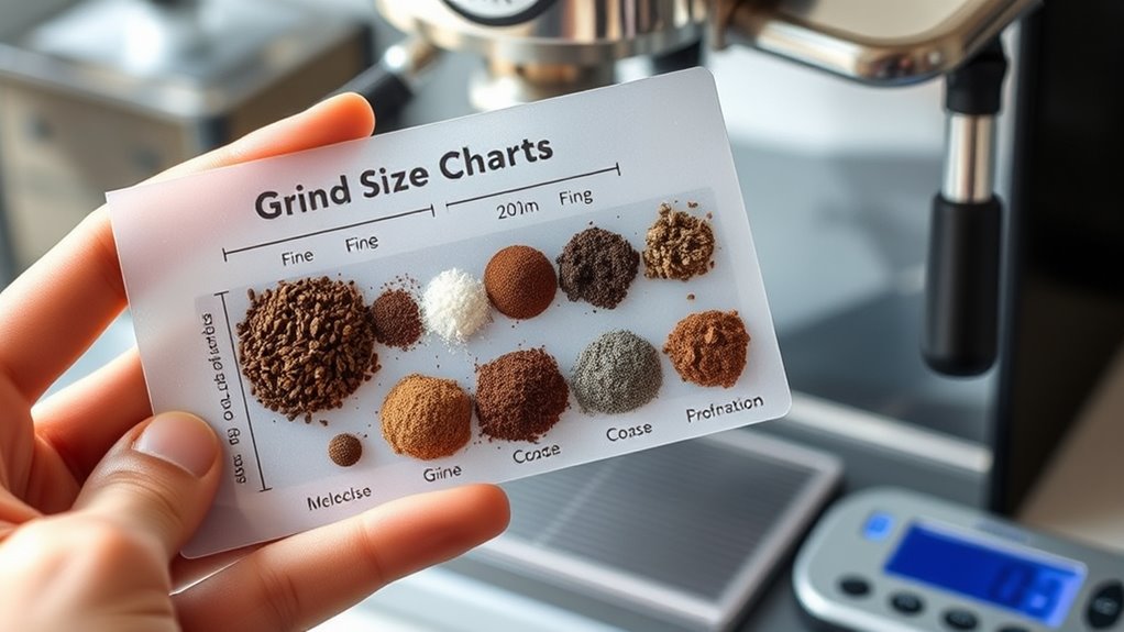 varied grind size spectrum