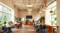 accessible welcoming caf atmosphere