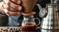 adjusting brew time temperature