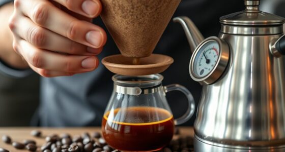 adjusting brew time temperature