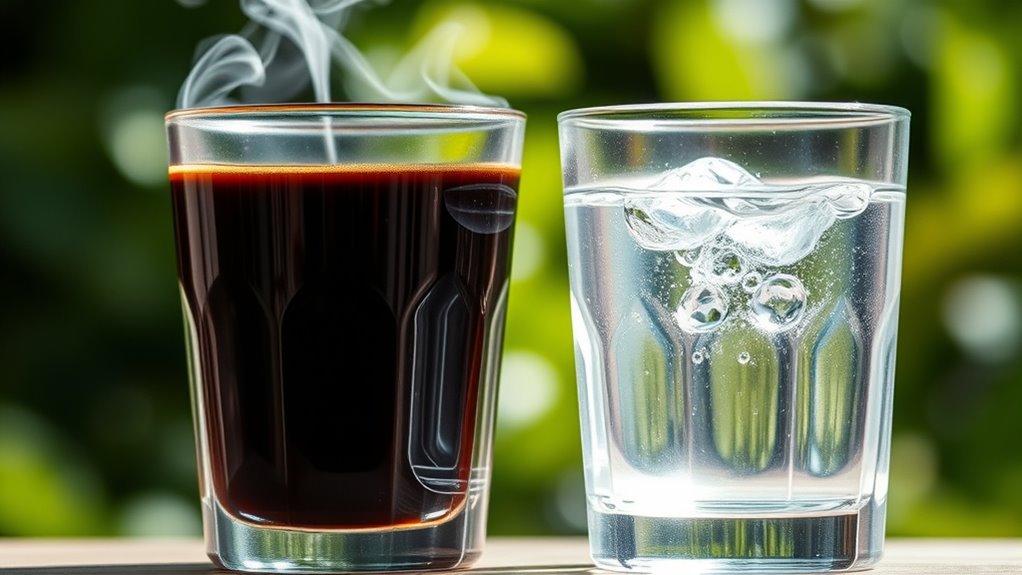 balance coffee with hydration