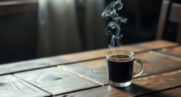 black coffee motif