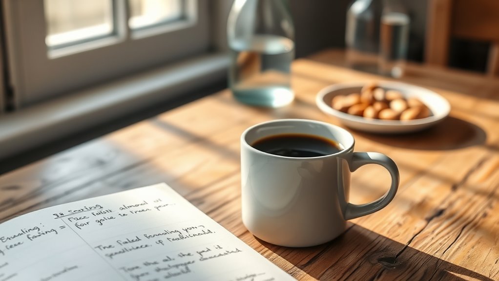 black coffee supports fasting