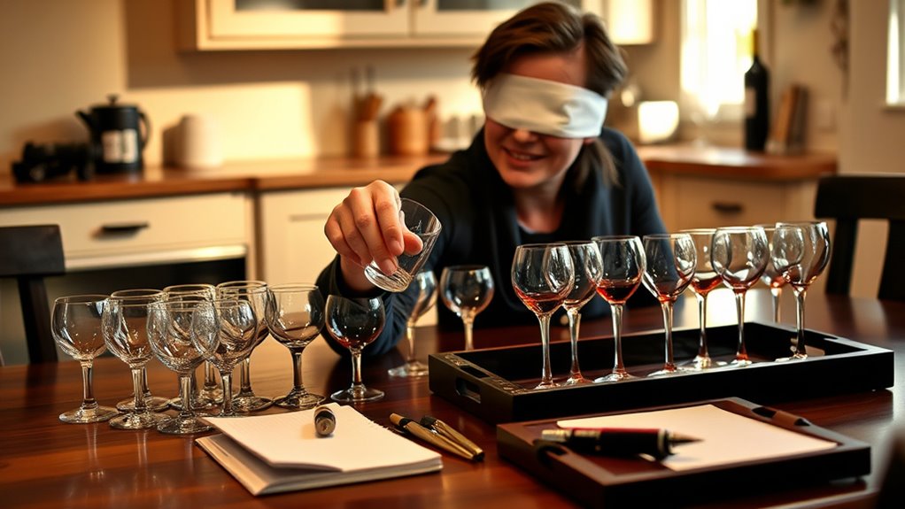 blind wine tasting at home