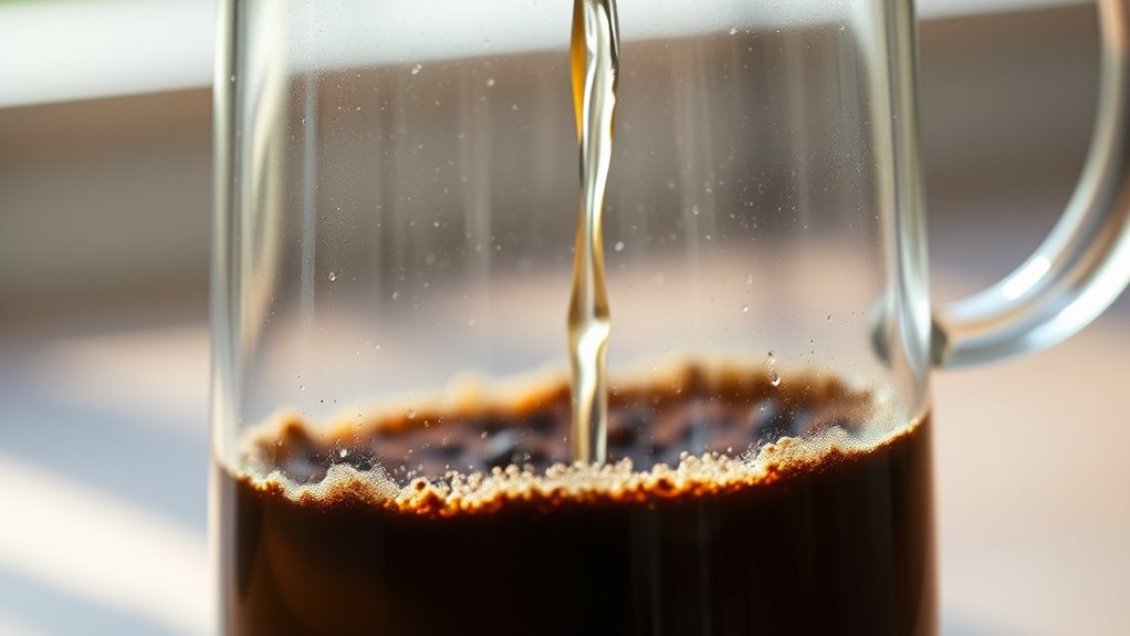 blooming enhances coffee extraction