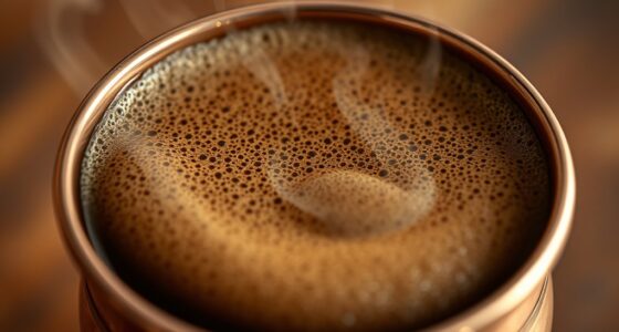 brewing method foam formation