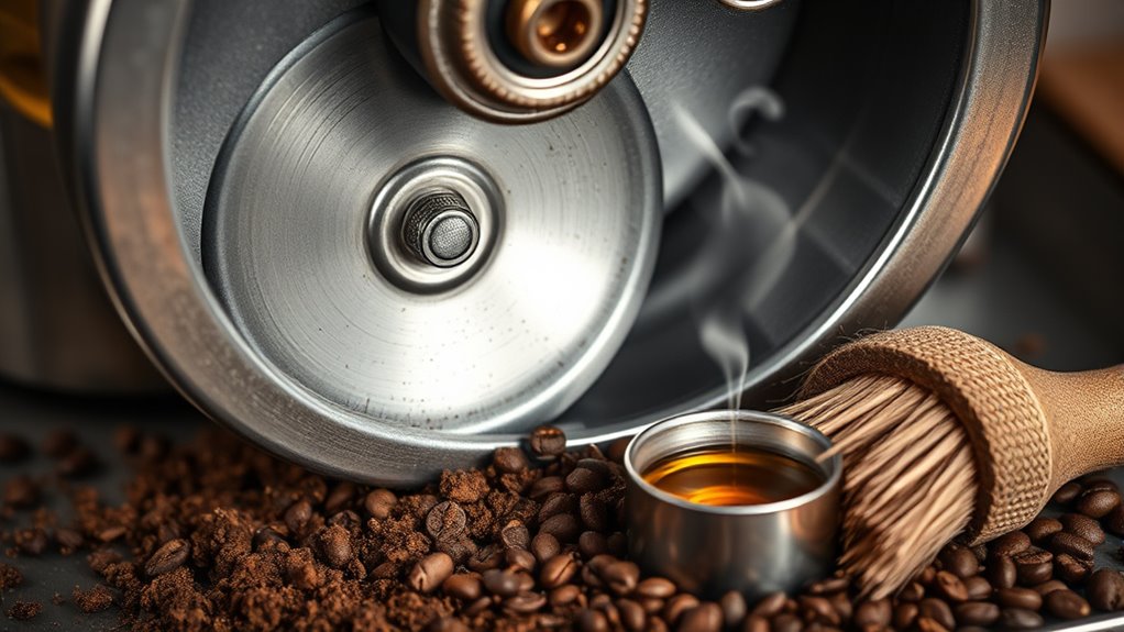 burr cleaning and seasoning