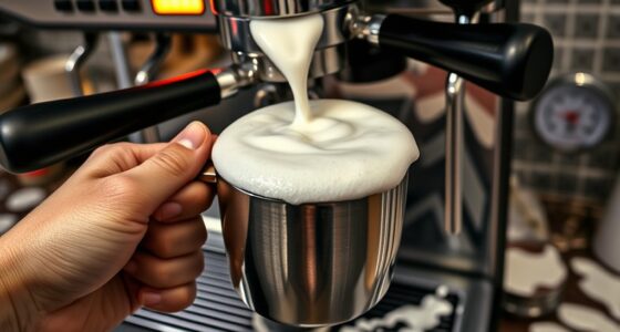 cappuccino foam heat splitting