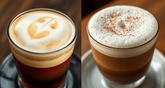 cappuccino texture comparison