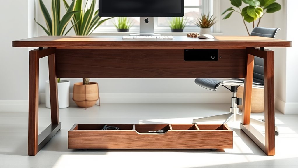 choosing organized adjustable workspace