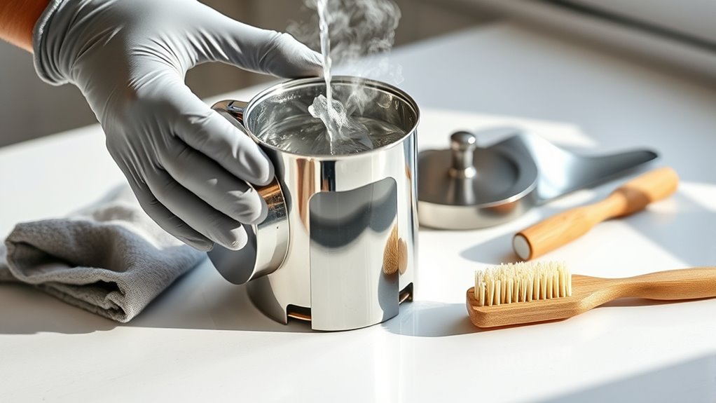 clean select disassemble dry