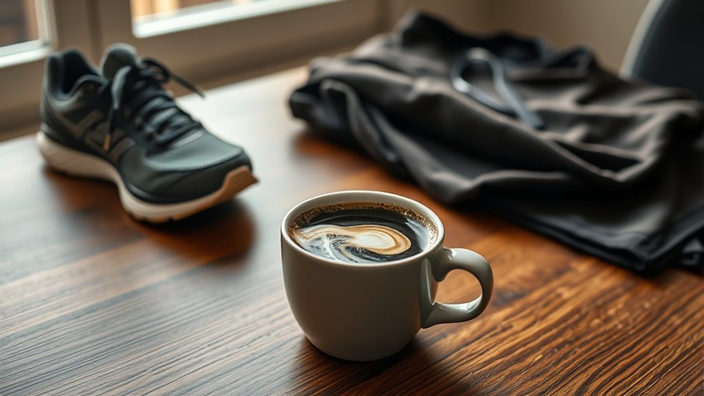 coffee enhances workout timing