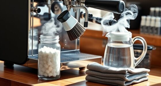 coffee equipment cleaning schedule