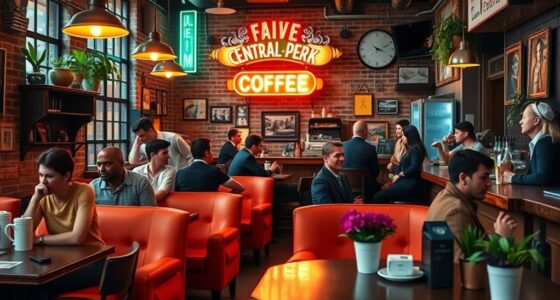 coffee shops as social hubs