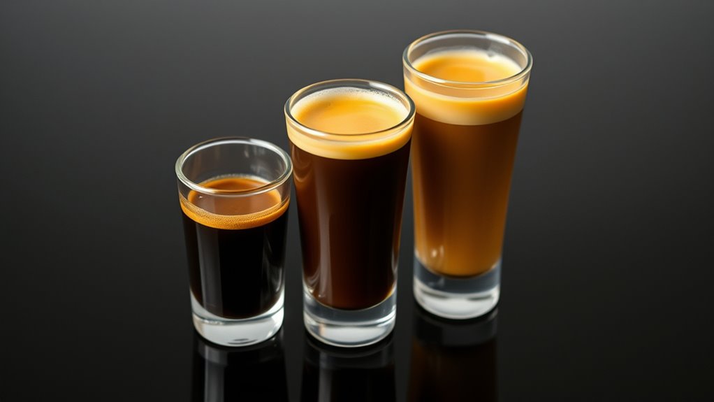 coffee strength and volume