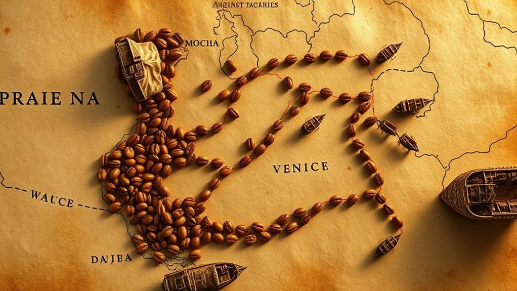 coffee trade from venice