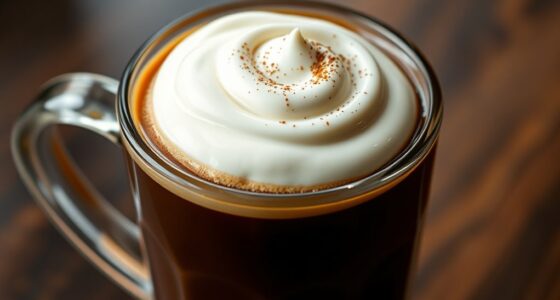 creamy sweet coffee float