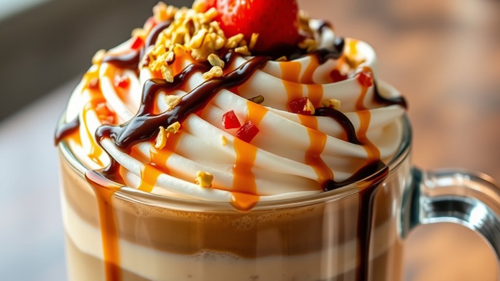 creative flavored whipped toppings