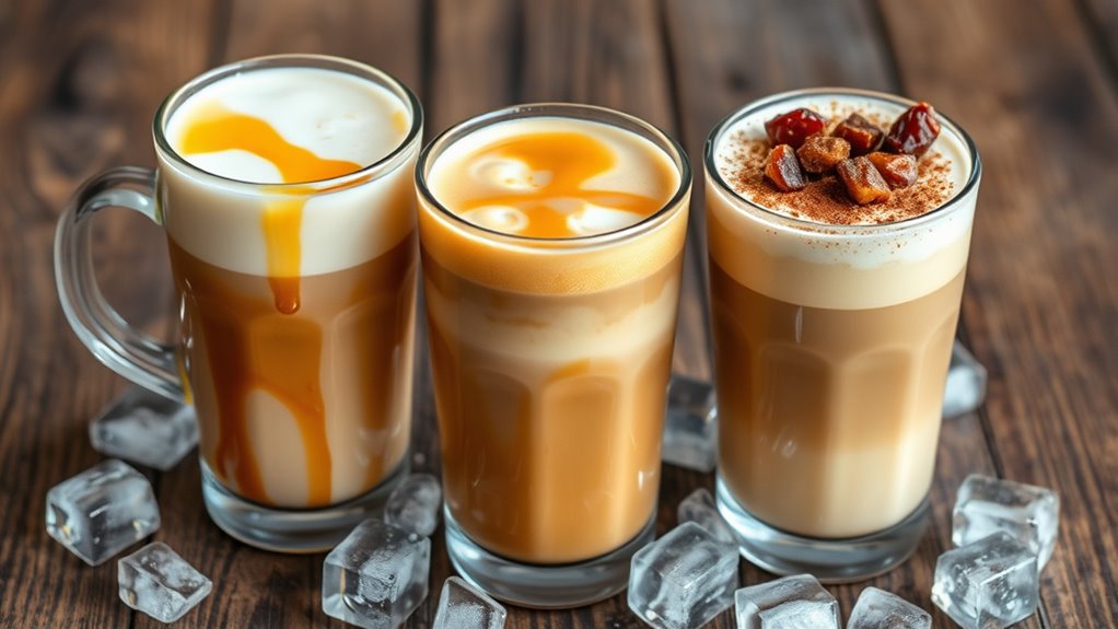 customize flavorful iced latte